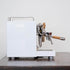 Brand New Custom White ECM Mechanika Slim With Timber Kit Coffee Machine