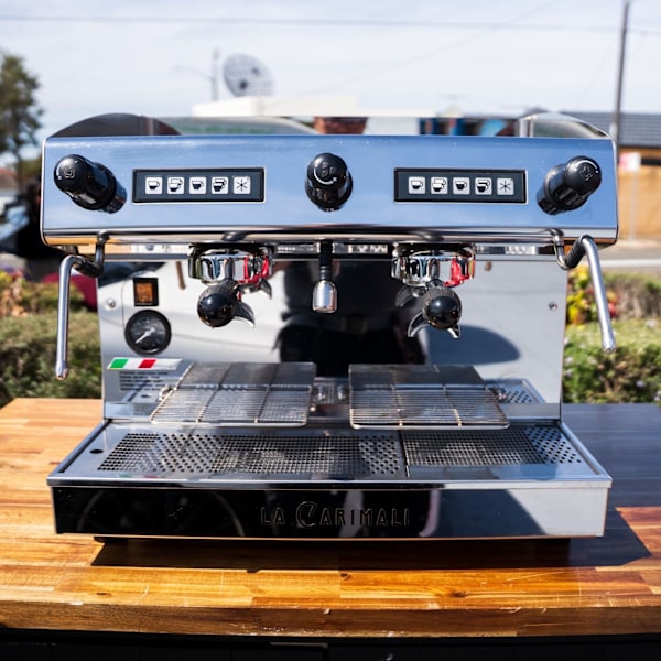 Pre Loved Carimali Pratica 2 group tall cup 15 amp coffee machine