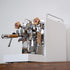 Brand New Custom White ECM Mechanika Slim With Timber Kit Coffee Machine