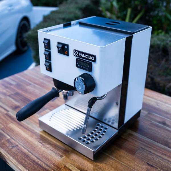 As New – White Rancilio Silvia 2025 V6 with PID Coffee Machine