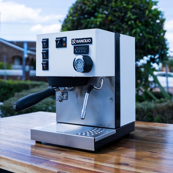 As New – White Rancilio Silvia 2025 V6 with PID Coffee Machine