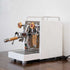 Brand New Custom White ECM Mechanika Slim With Timber Kit Coffee Machine