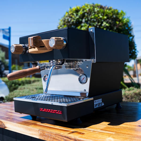 Ex-Showroom La Marzocco Linea Mini Black with Specht Timber Kit IOT