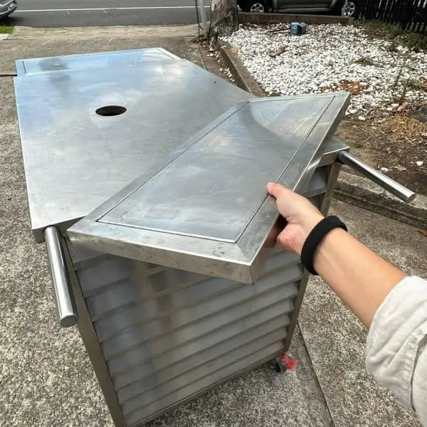 Australian Made Compact Stainless Steel Coffee/ food cart