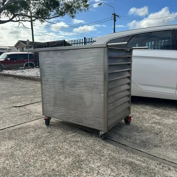 Australian Made Compact Stainless Steel Coffee/ food cart