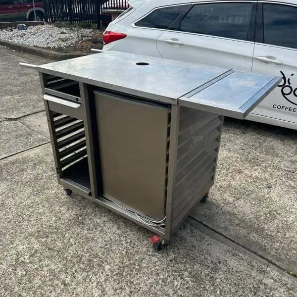 Australian Made Compact Stainless Steel Coffee/ food cart