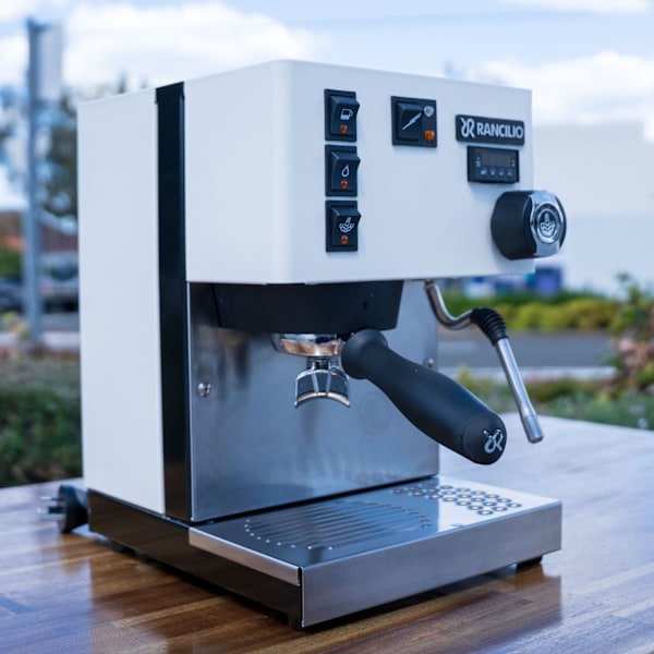 As New – White Rancilio Silvia 2025 V6 with PID Coffee Machine