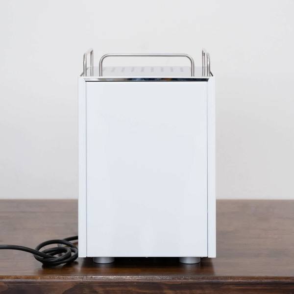 Brand New Custom White ECM Mechanika Slim With Timber Kit Coffee Machine