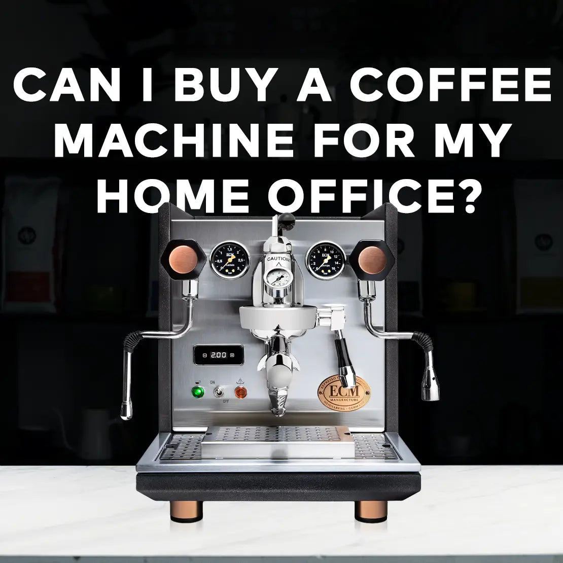 Can I Buy a Coffee Machine for My Home Office?