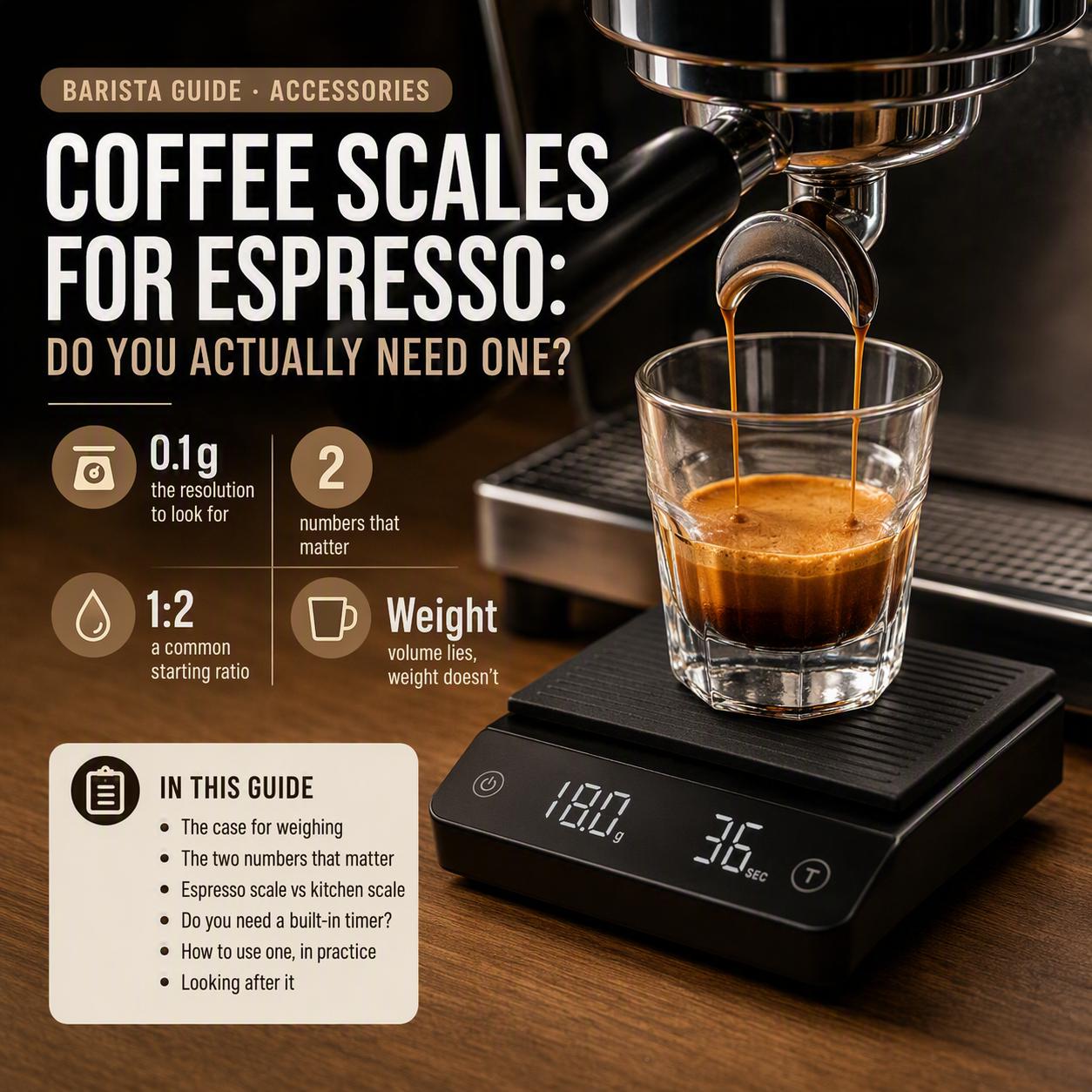 Coffee Scales for Espresso: Do You Actually Need One?