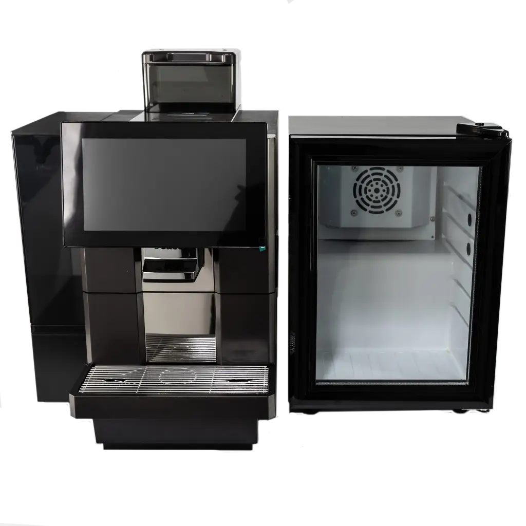 Saeco SE180 Automatic Coffee Machine and Precision Fridge Package