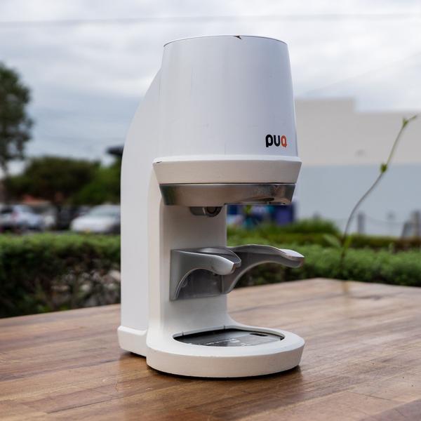Puqpress Q1 Automatic Coffee Tamper White Commercial Barista