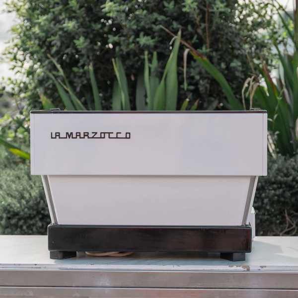 Full Custom White 2 Group La Marzocco Linea With Shot Timers