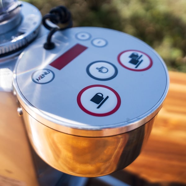 Pre Loved Mazzer Mini E Mod A In Silver Coffee Grinder
