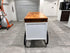Vintage Style Coffee Cart With Wheels Timber White