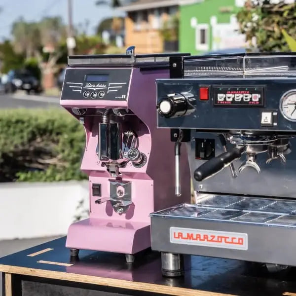 Pre Owned La Marzocco Linea AV & Mythos In Pink