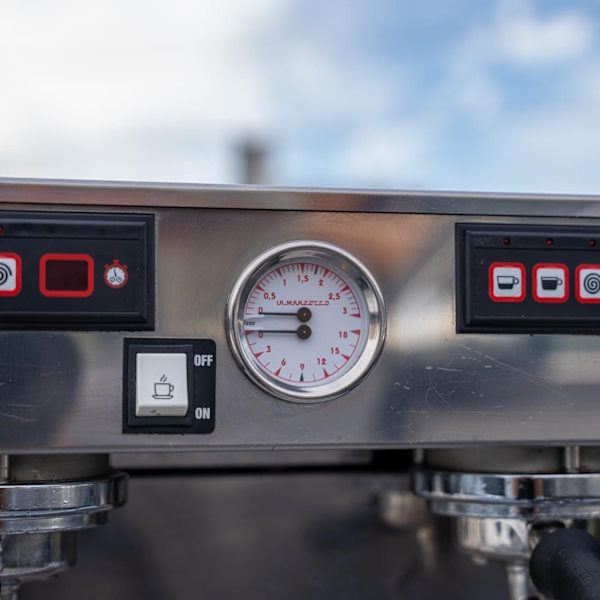 Used La Marzocco Linea 3 Group Custom Canary Yellow with Shot Timers