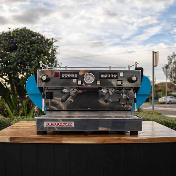 Pre Loved Custom 2 Group La Marzocco FB70 In Sky Blue