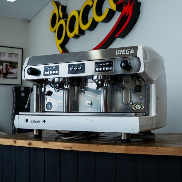 Wega Polaris 2 Group Commercial Espresso Coffee Machine Custom White