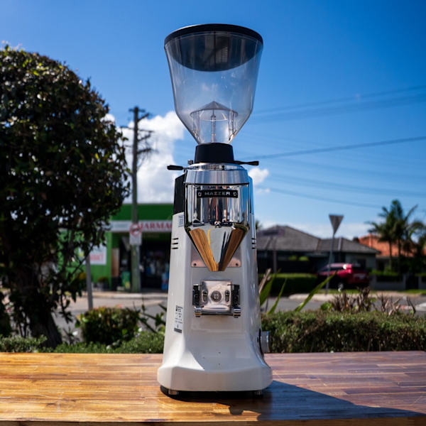 Ex Demo Mazzer Robur S Electronic In White