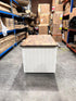 Custom Heavy Duty Timber Coffee Cart White 1600mm