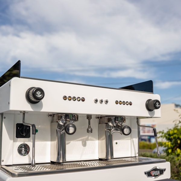 Pre-Owned Wega Pegaso 2 Group Coffee Machine – Custom White – New Touchpad Model