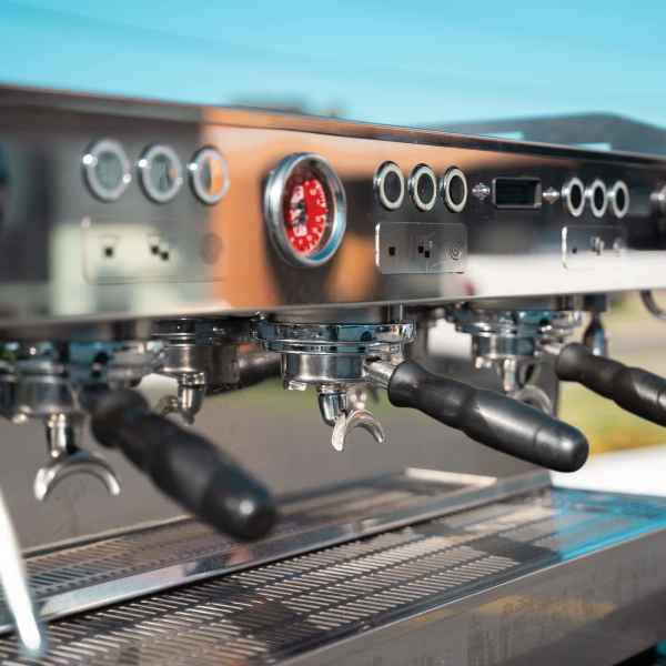 Immaculate Late Model 3 Group La Marzocco PB Commercial Coffee Machine