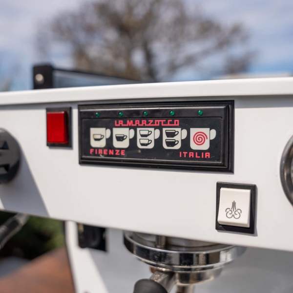 Pre Loved Custom Gloss White 2 Group La Marzocco Linea Coffee Machine