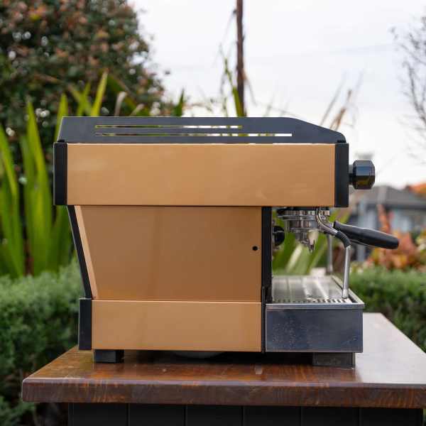 Immaculate Late Model Burnt Orange 3 Group La Marzocco PB