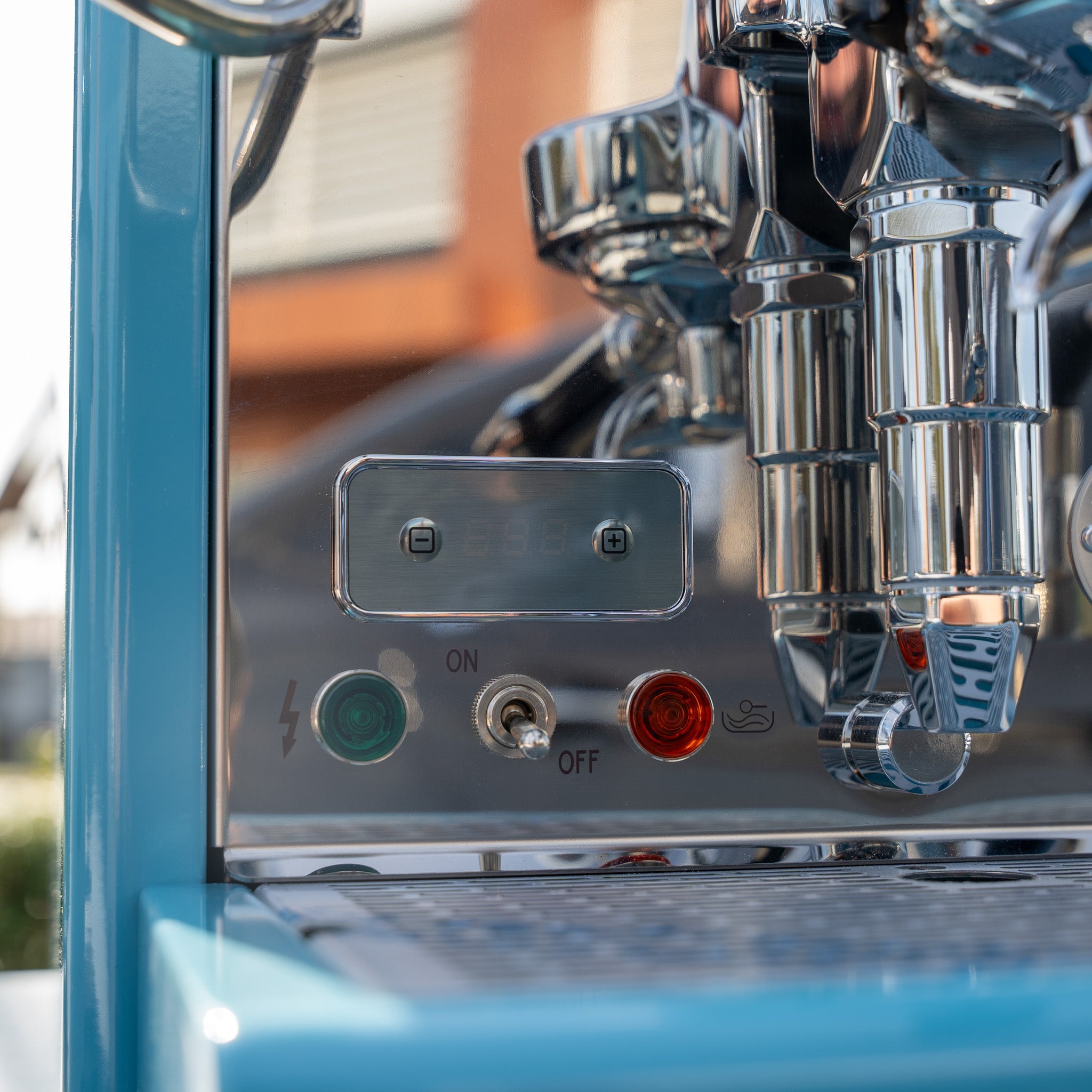 Custom Baby Blue ECM Technika V Profi PID Coffee Machine & Mahlkonig X54 Grinder