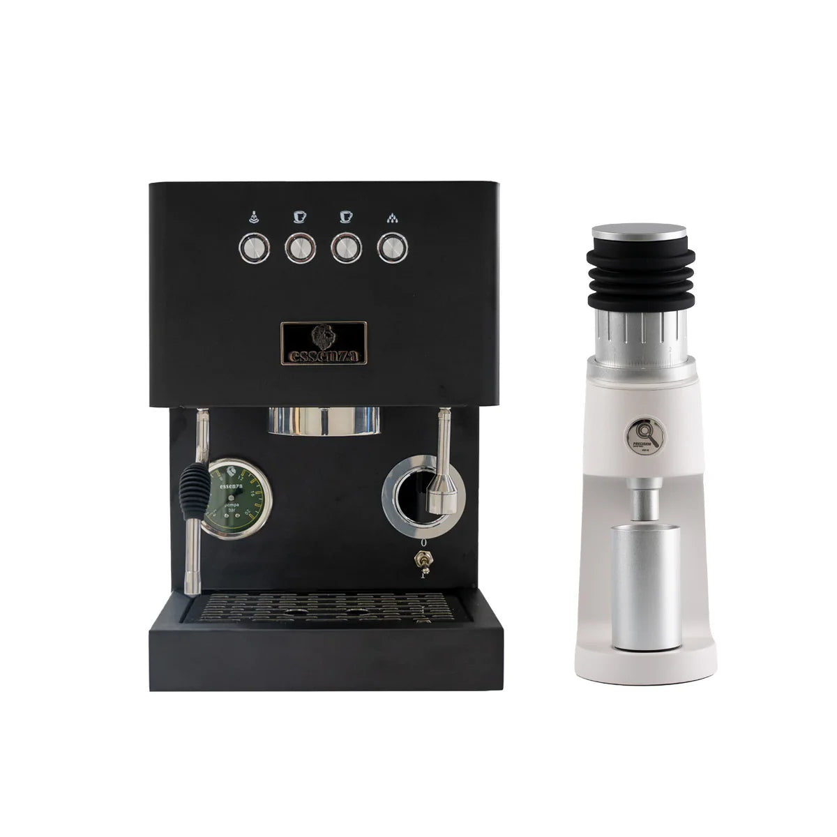 Essenza Nina & White Precision GS0 V2 Grinder Package