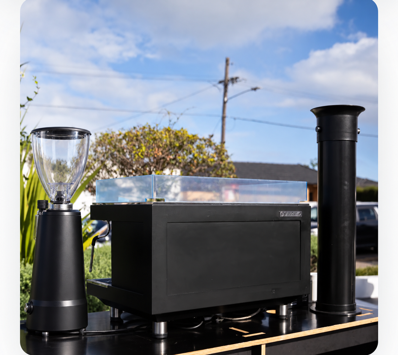 Pre-owned Sanremo Zoe & DIP DK-75 With Cafe Starter Pack Commercial Package