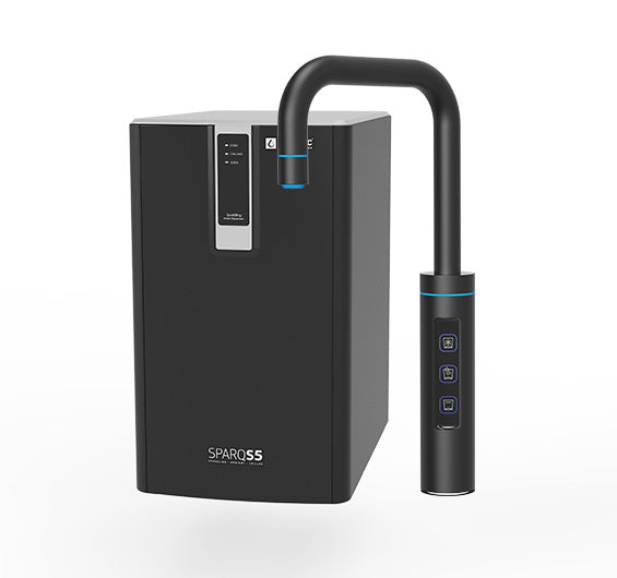 PURETEC SPARQ S5 - Filtered Sparkling, Chilled & Ambient Water on tap - Black