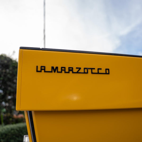 Used La Marzocco Linea 3 Group Custom Canary Yellow with Shot Timers