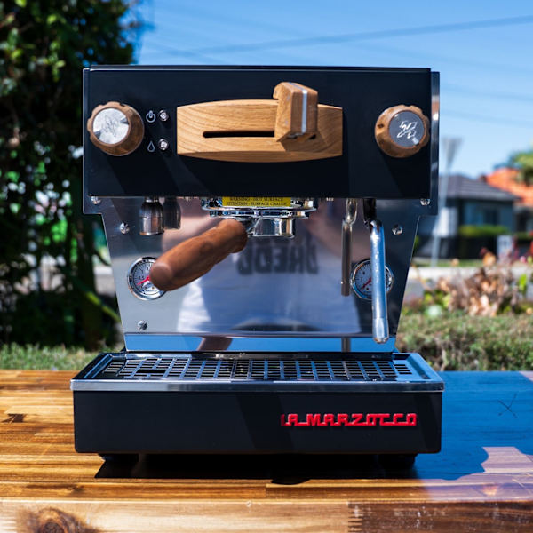 Ex-Showroom La Marzocco Linea Mini Black with Specht Timber Kit IOT