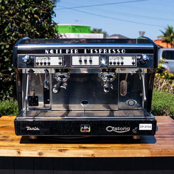 Pre-Loved Astoria Perla 2 Group Coffee Machine – Tall Cup | Black