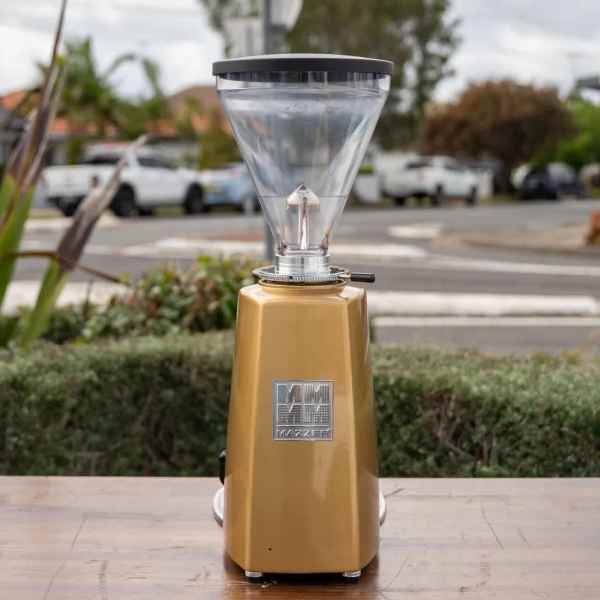 Pre Loved Mazzer Super Jolly Automatic In Gold Espresso Grinder