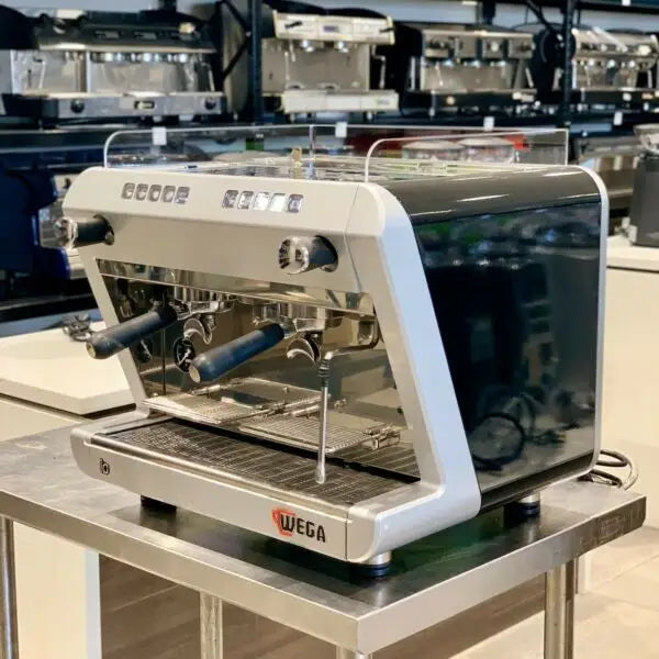 As New 10 amp 2 Group Wega Commercial Coffee Machine