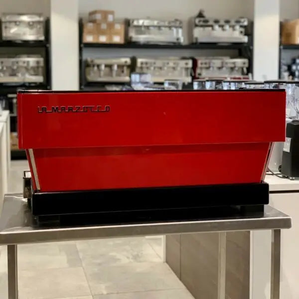 As New 3 Group La Marzocco Linea Ferrari Red Commercial