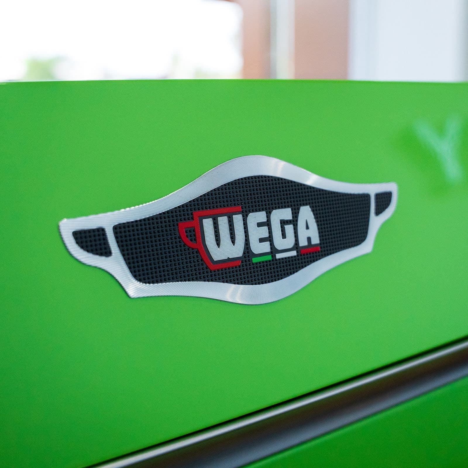Pre Loved Hulk Green Wega Atlas Compact 2 Group Coffee Machine