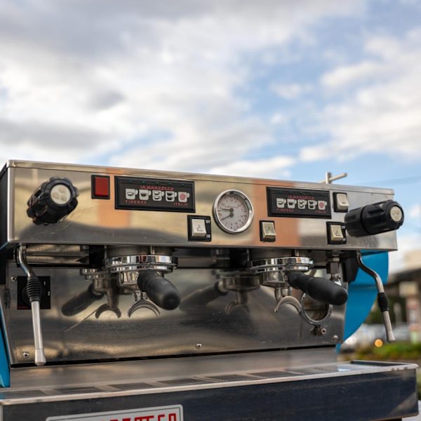 Pre Loved Custom 2 Group La Marzocco FB70 In Sky Blue