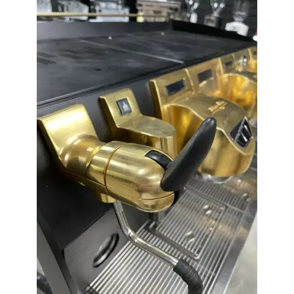 Beautiful Custom 3 Group Gravermetric Black Eagle Coffee