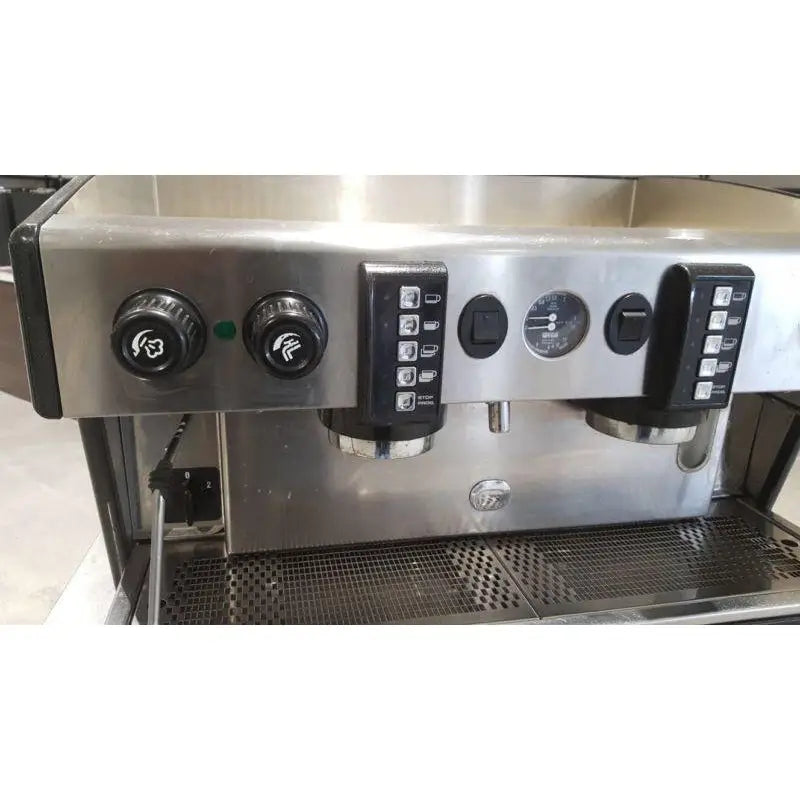 Black Cheap 2 Group Wega Atlas EVD Commercial Coffee Machine