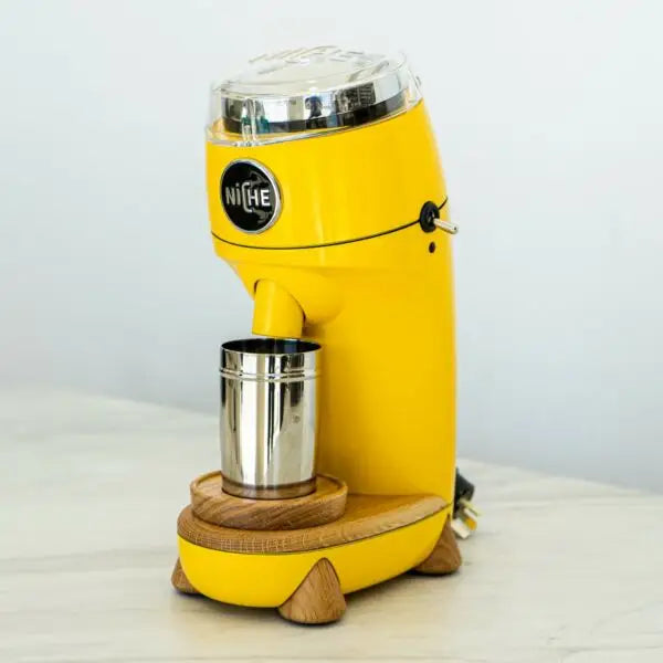 Brand New Custom Canary Yellow Niche Zero Grinder