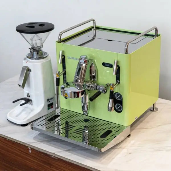 Brand New Sanremo Cube & Dosserless Grinder Home Barista