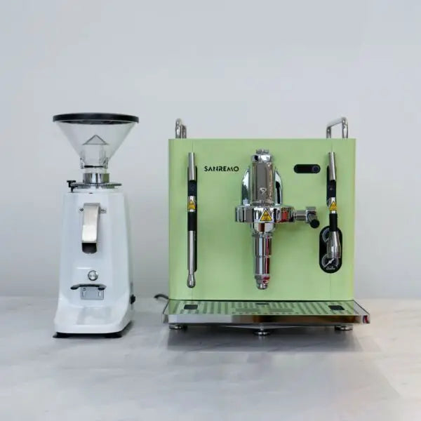 Brand New Sanremo Cube & Dosserless Grinder Home Barista