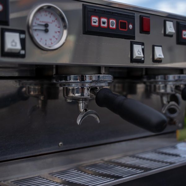 Used La Marzocco Linea 3 Group Custom Canary Yellow with Shot Timers