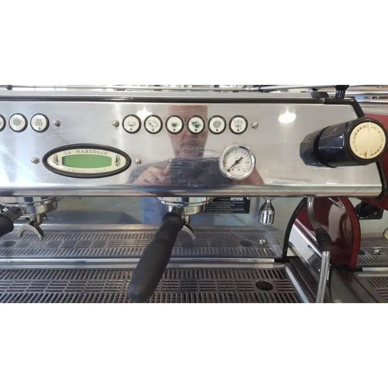 Cheap Red 3 Group La Marzocco FB80 Commercial Coffee Machine