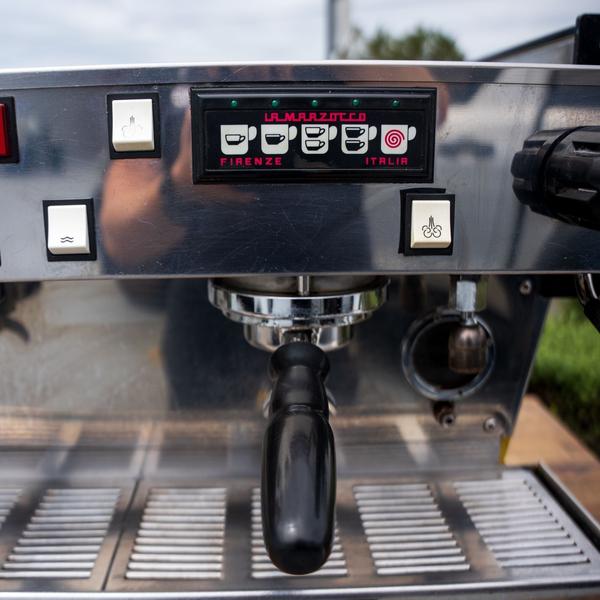 La Marzocco Linea AV Classic 3 Group Espresso Machine Custom Yellow