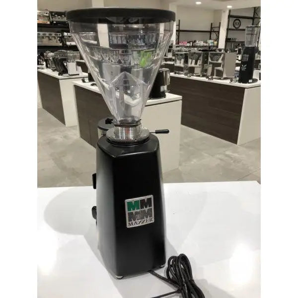 Demo Black Immaculate Mazzer Super jolly Automatic Coffee